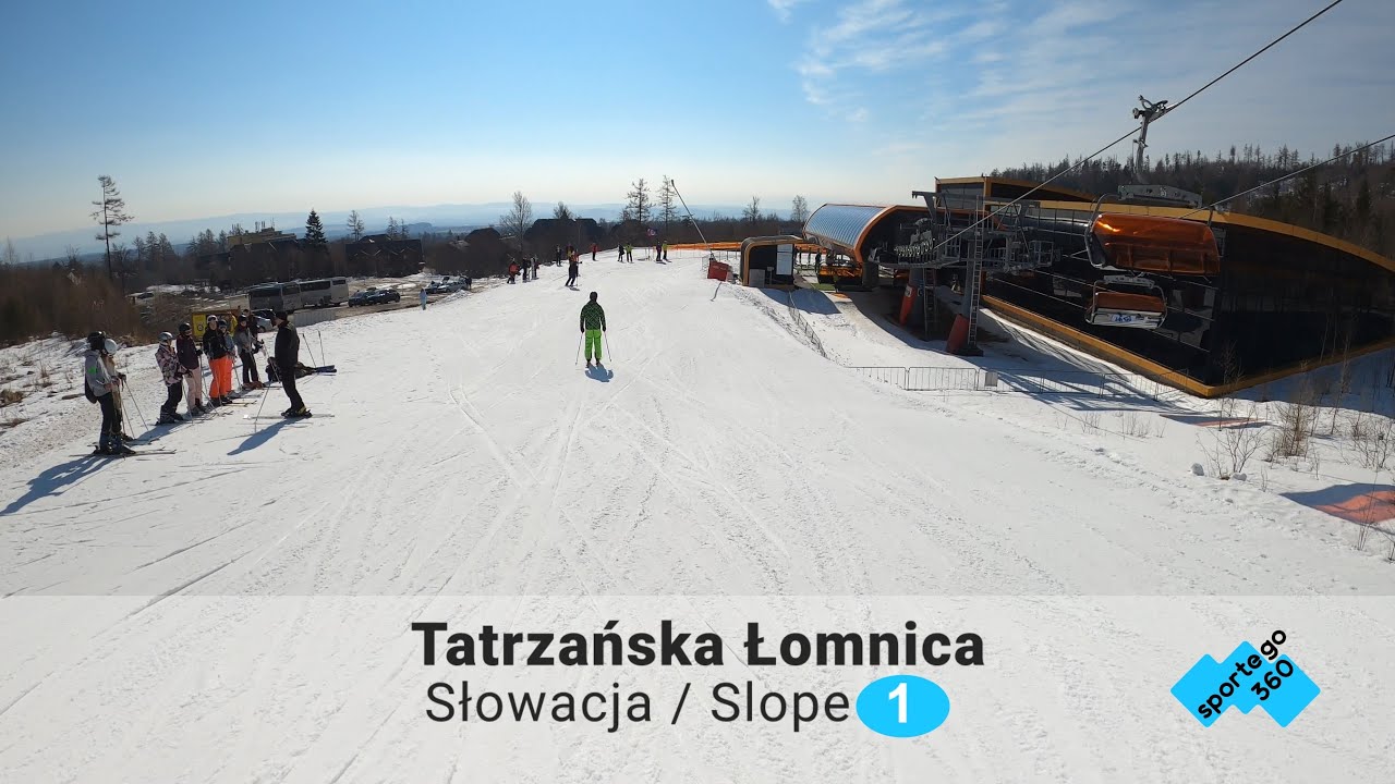 086 Tatrzańska Łomnica – | Ski Slope 1 Review | Niebieska w sam raz do nauki