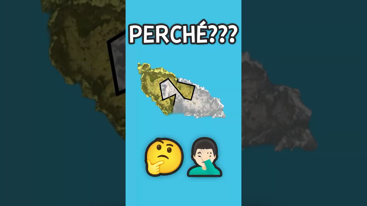 Perch&eacute; quest'ISOLA ha i CONFINI cos&igrave; STRANI? 🌍📍🤦🏻&zwj;♂️🤔