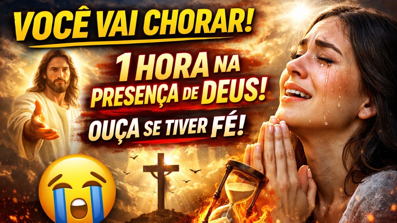 1 HORA NA PRESENÇA DE DEUS 🙏 Você Não Vai Querer Parar LOUVOR E ADORAÇÃO