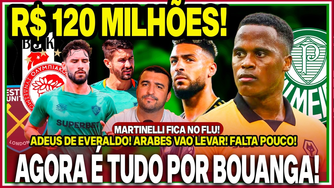 🚨ADEUS, ARIAS! PROPOSTA MILIONÁRIA DO FLU RECUSADA!🔥AGORA É TUDO POR BOUANGA! EVERALDO FORA!ELE FICA