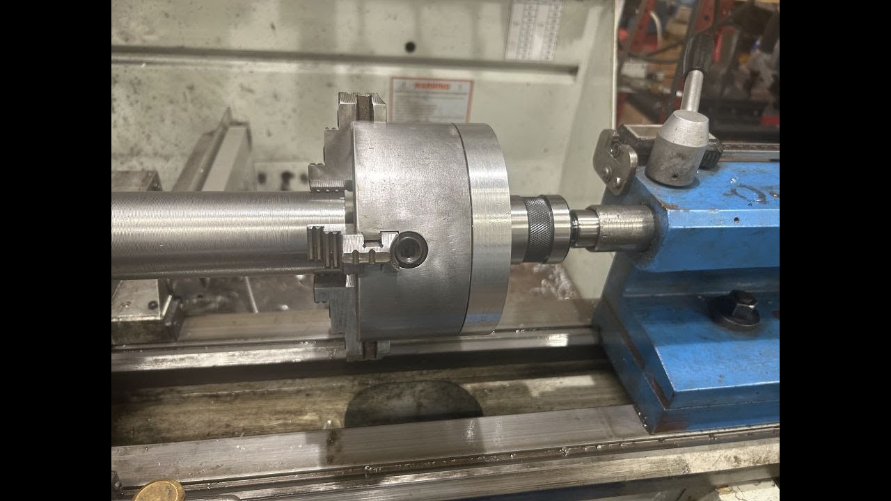 Lathe Tail Stock 4 Jaw Chuck