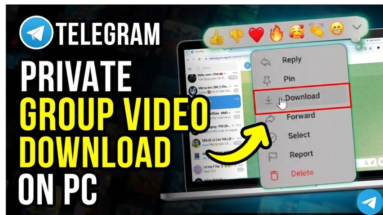Как скачать видео из закрытой группы Telegram на ПК (Обновлено 2026)