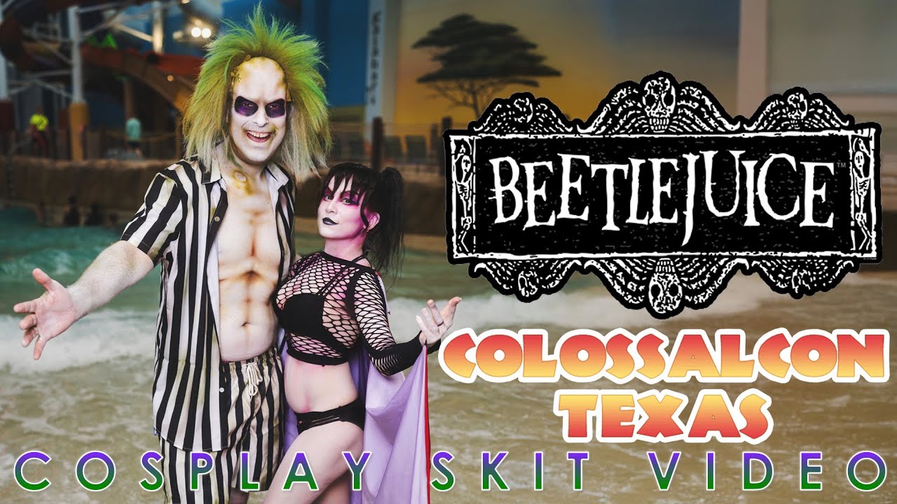 BEETLEJUICE & LYDIA SING AND DANCE TO DAY O WITH COSPLAYERS AT COLOSSALCON TEXAS 2024