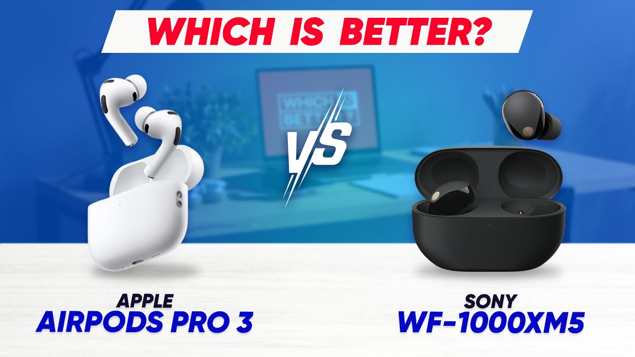 AirPods Pro 3 против Sony WF-1000XM5 – какие наушники с активным шумоподавлением ЛУЧШИЕ в 2025 году?