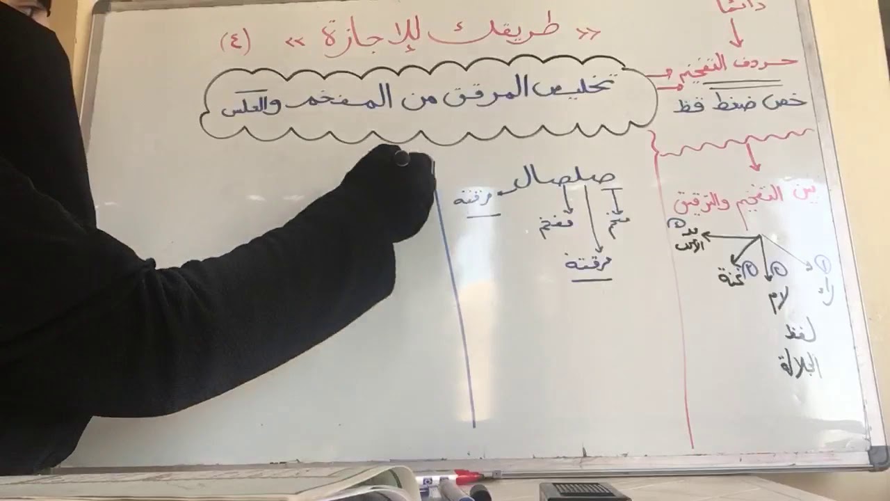 طريقك للإجازة - الحلقة الرابعة - تخليص المرقق من المفخم