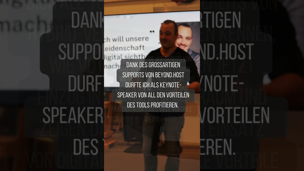 Dein digitaler Assistent im Konferenzraum - Beyond.Host