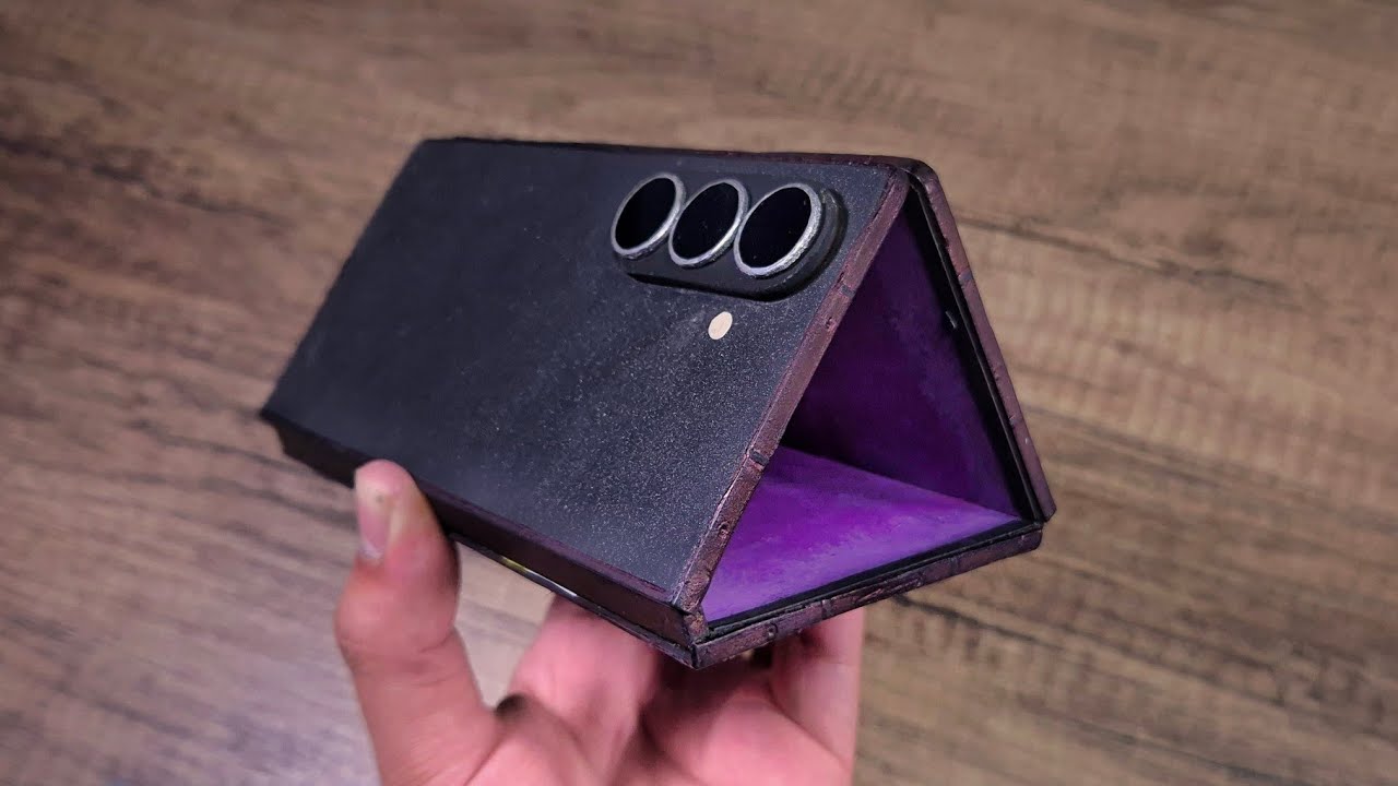 Samsung Galaxy TriFold: Как сделать из картона — пошаговая инструкция