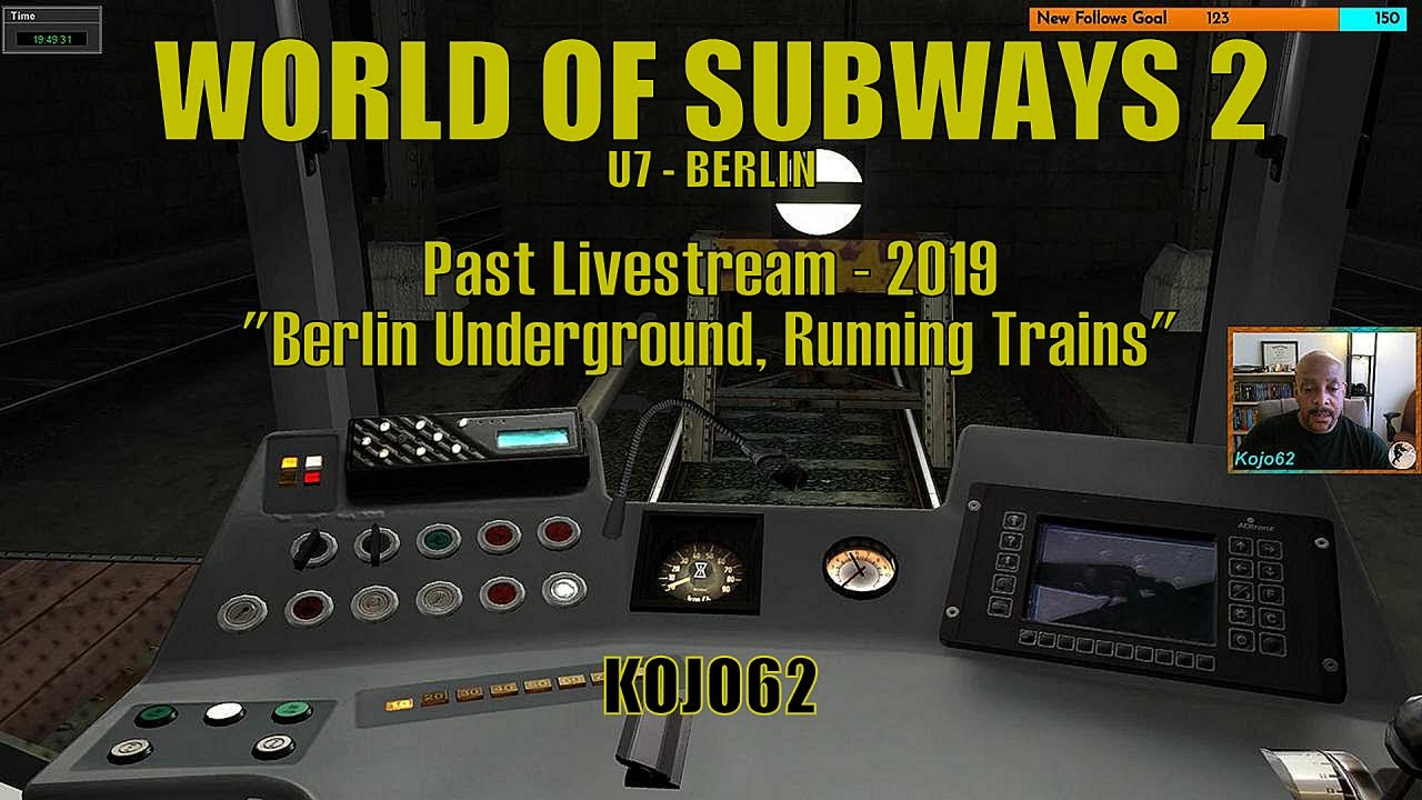 World of Subways 2 - Berlin Underground, Running Trains - Past Livestream 2019
