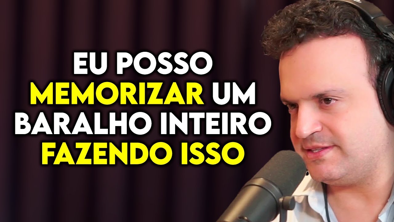 CAMPEÃO DE MEMÓRIA ENSINA A MEMORIZAR QUALQUER COISA | Lutz Podcast