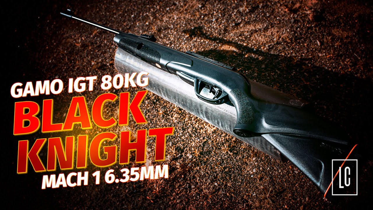 Carabina GAMO Black Knight MACH 1 6.35mmSistema IGT (gas ram) 80kg 💥💥💥