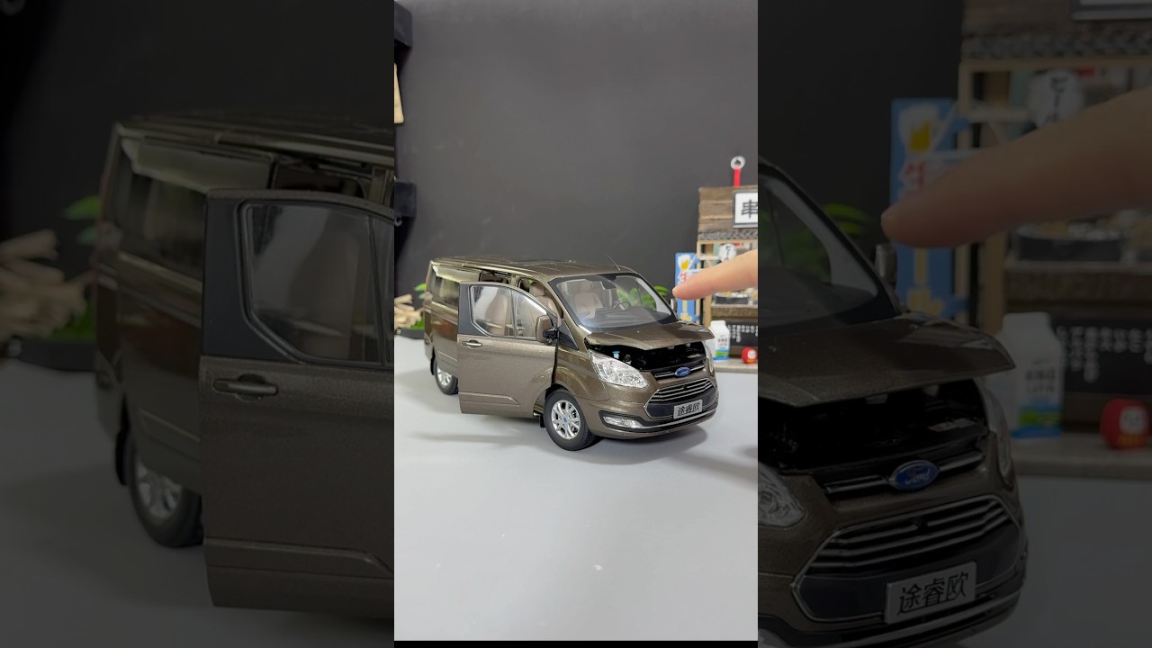 Unboxing Ford Tourneo Transit Custom Diecast Model Car #car #automobile #diecast