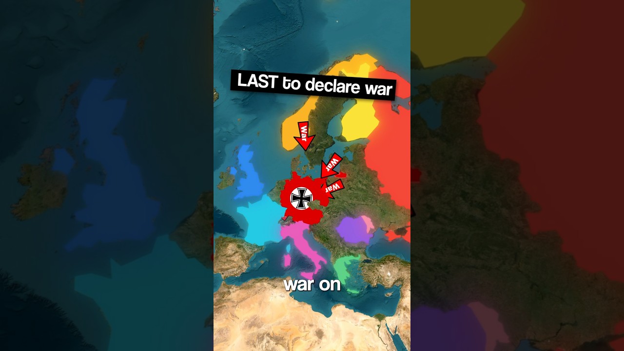 Last country to Declare war on Germany???🇩🇪🤔