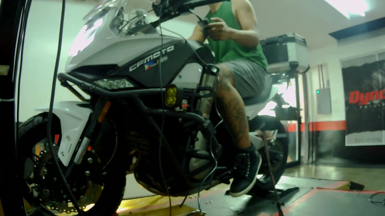 CF MOTO 650MT (ADVENTURA) DYNO TUNING (SOUNDCHECK)