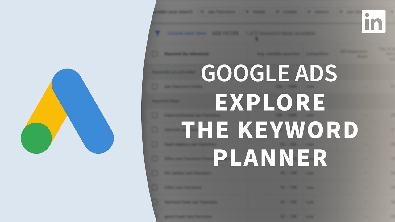 Google Ads Tutorial - Explore the Keyword Planner