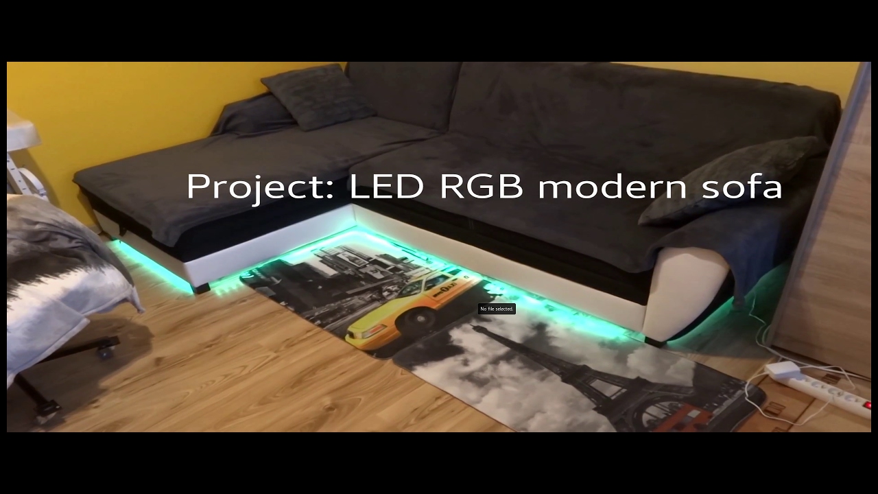 Modern sofa LED strip