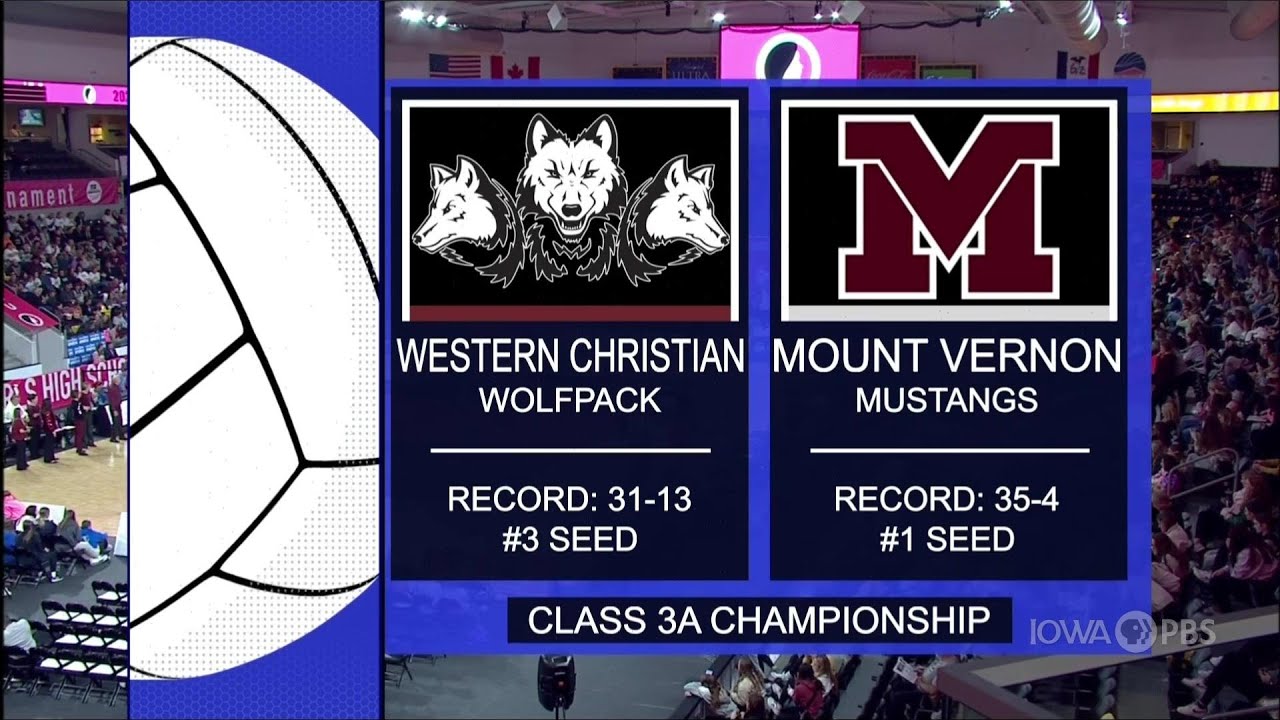 Class 3A - Mount Vernon Mustangs vs. Western Christian Wolfpack