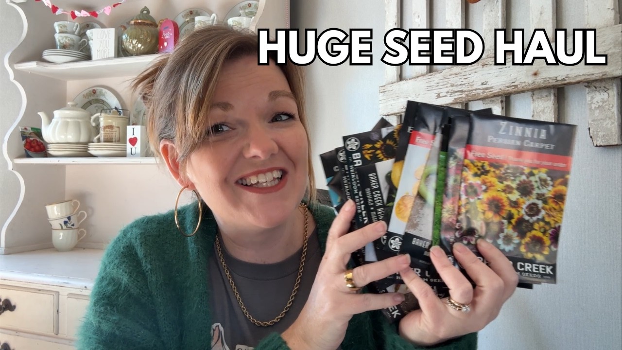 HUGE Baker Creek Seed Haul 🌱 Garden Planning Begins!