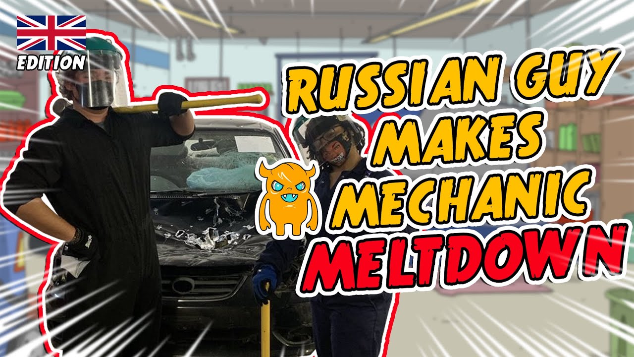 Russian Guy Makes UK Mechanic Go Crazy
