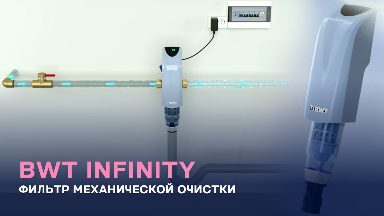 Фильтр механической очистки воды с автоматической обратной промывкой BWT INFINITY