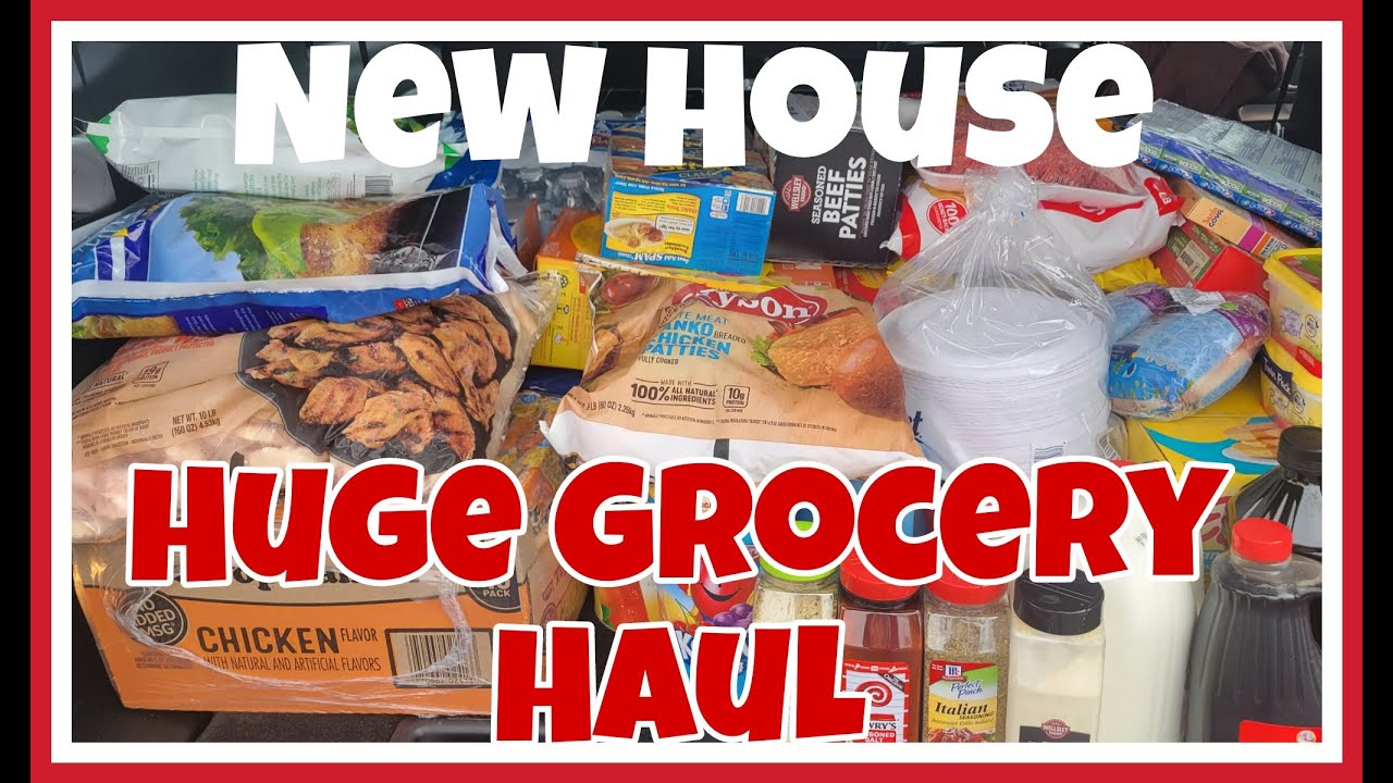New House First Grocery Haul