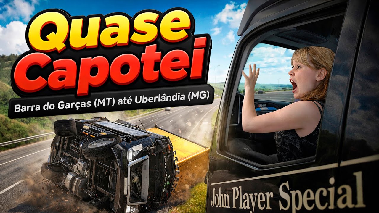 QUASE CAPOTEI NA ESTRADA 😱 | Viagem Tensa no Euro Truck Simulator 2