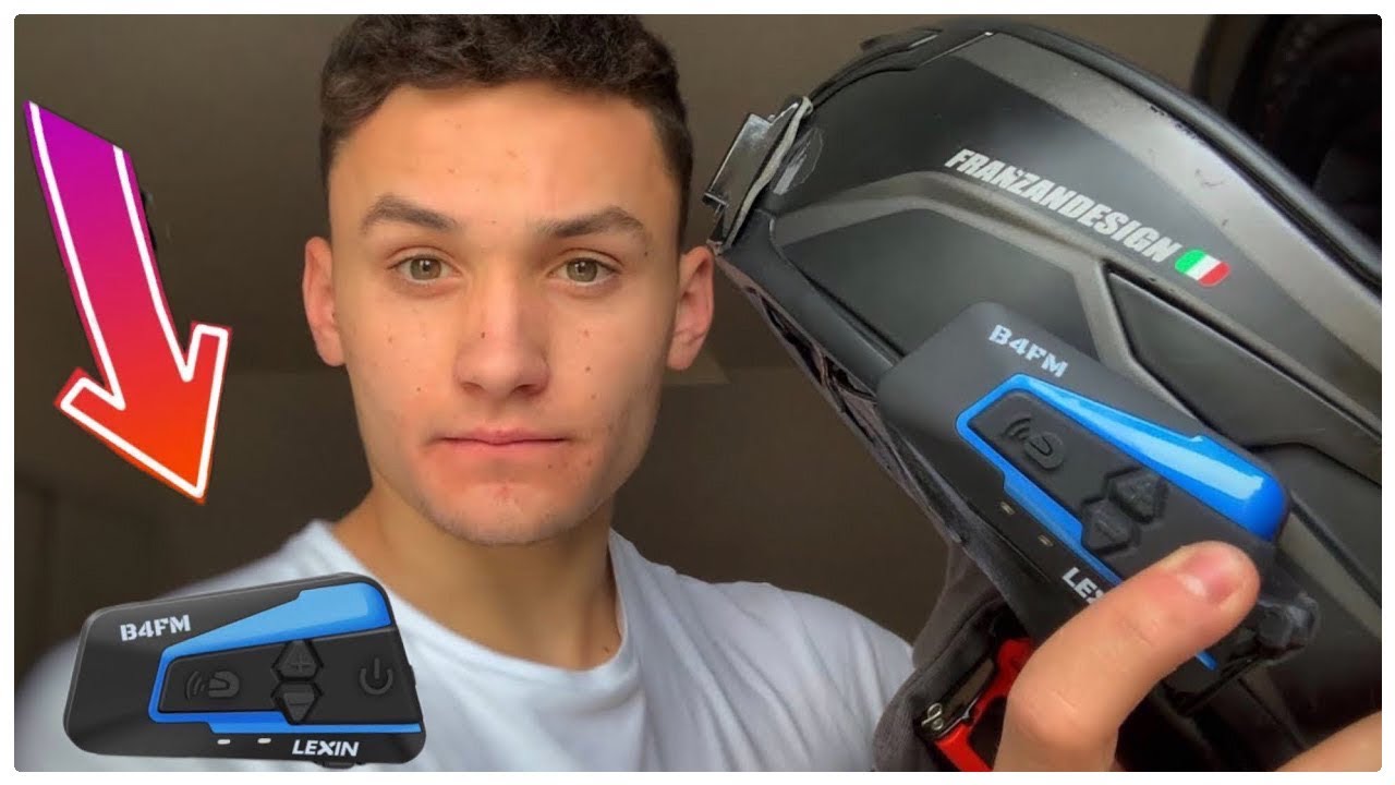 CE GADGET EST OUF !😍 [Lexin B4FM Intercom pour Casque Moto]