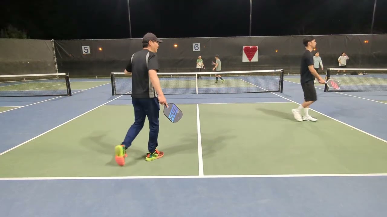 Eric, Josh vs Youm, Justin 2.8.26 #pickleball Set 2 at Mountain View Park, Eastvale, CA