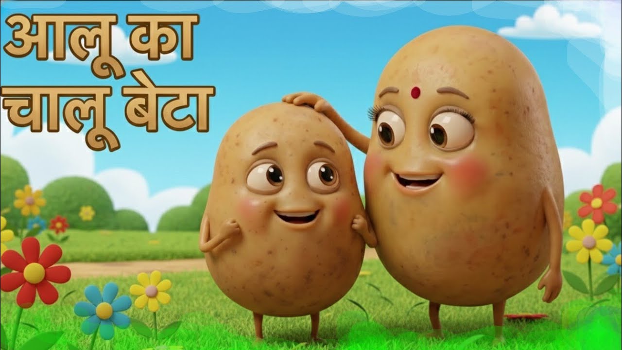 Aloo Ka chaloo Beta Kahan Gaye They| Hindi kids rhyme | आलू का चालू बेटा कहाँ गए थे | Toddler Telly