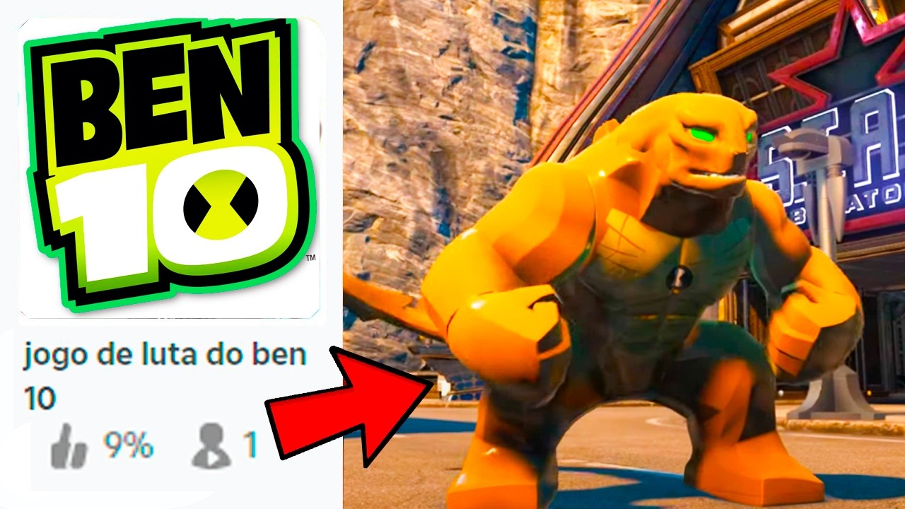 TESTEI JOGOS DE BEN 10 COM 0 PESSOAS JOGANDO KKKKKKKK