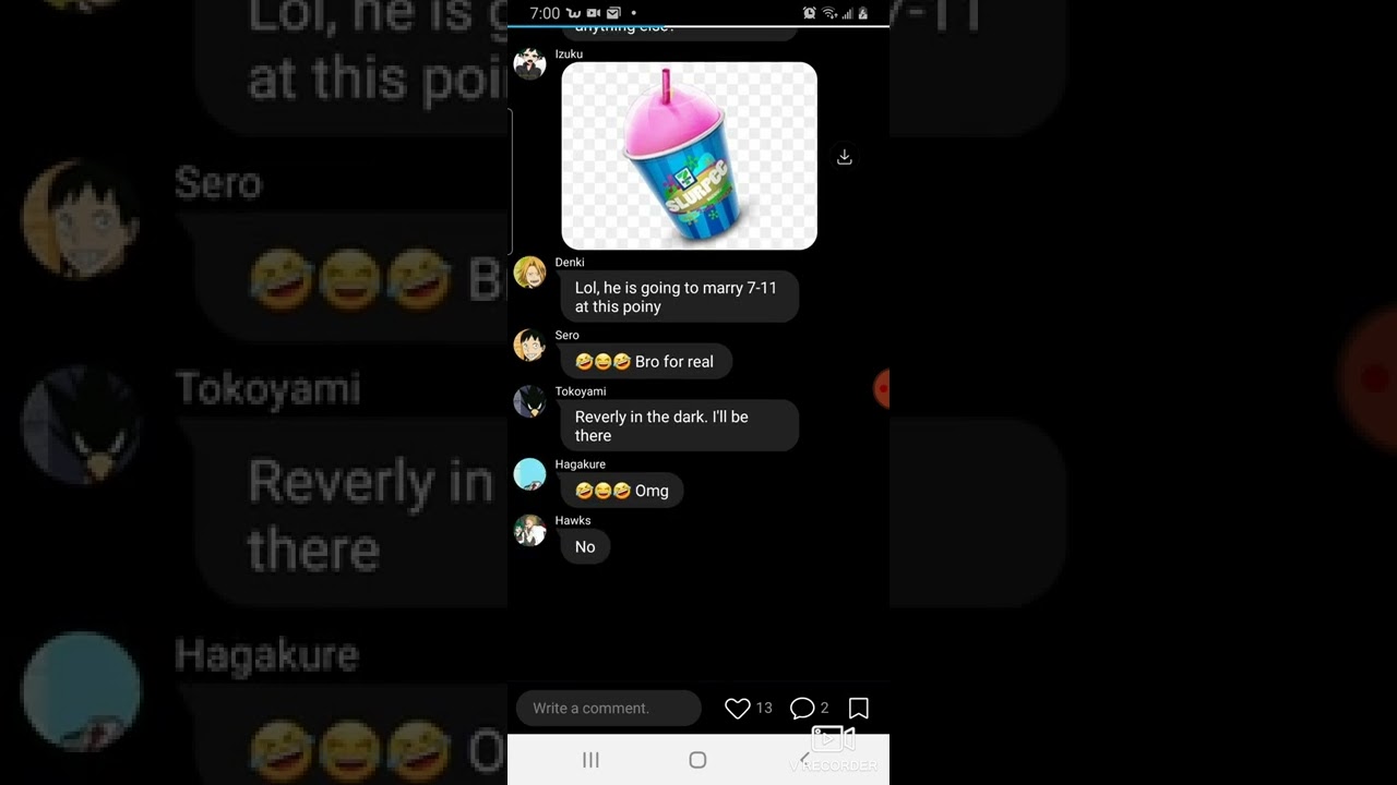 BNHA Lyric Prank: Freeze your brain (AiDeku, HawksDeku)