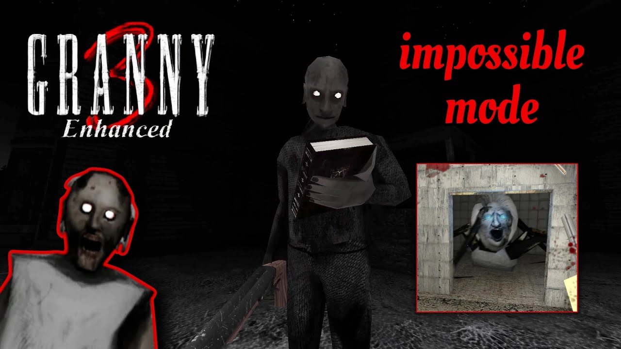Granny 3 Enhanced - impossible mode ( Tube Escape )
