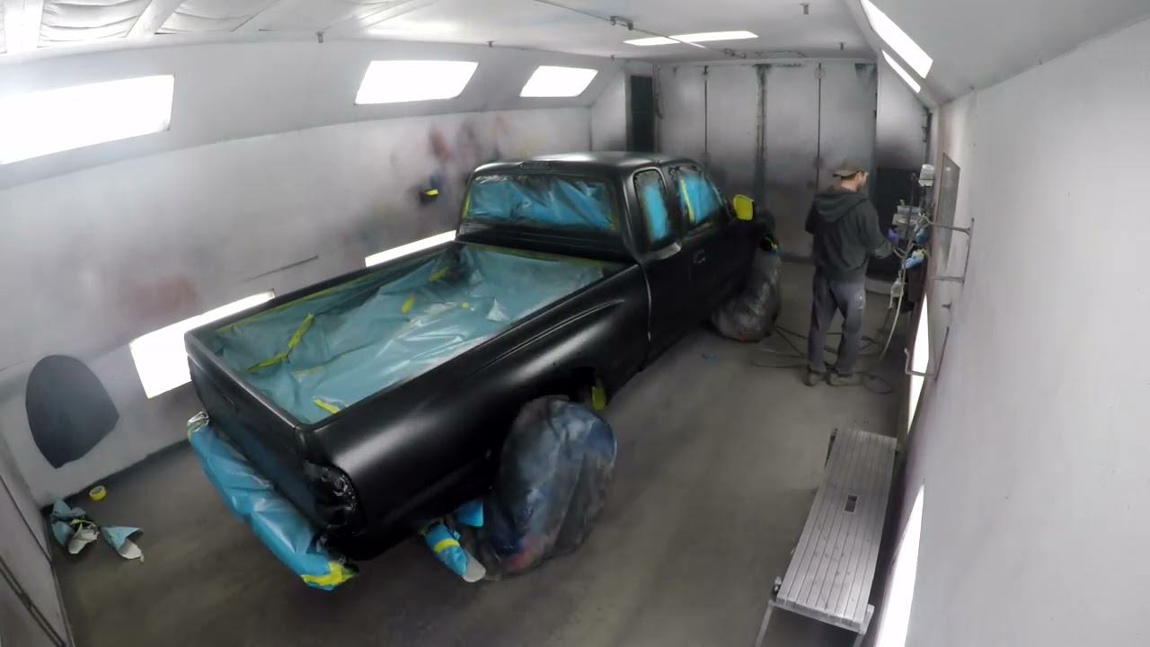 Tacoma Pearl Black Paint Job
