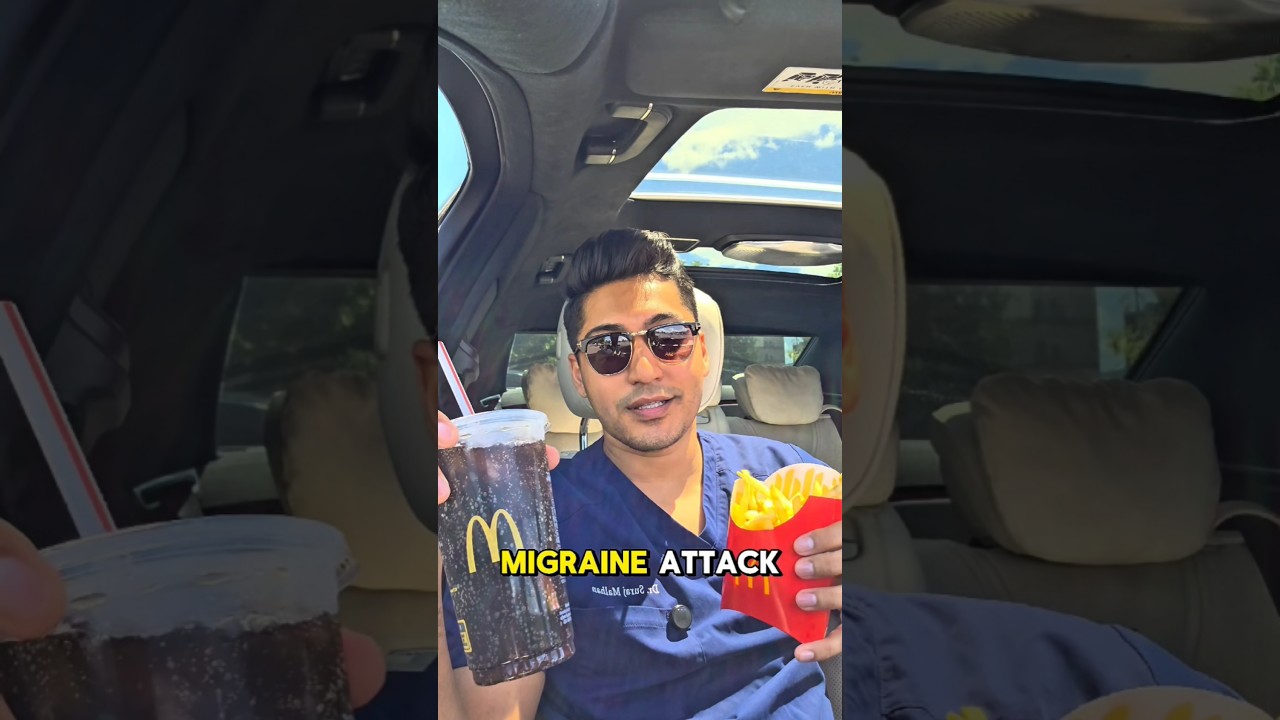 Can a McDonald&rsquo;s meal really help with migraine relief? 🍟🥤