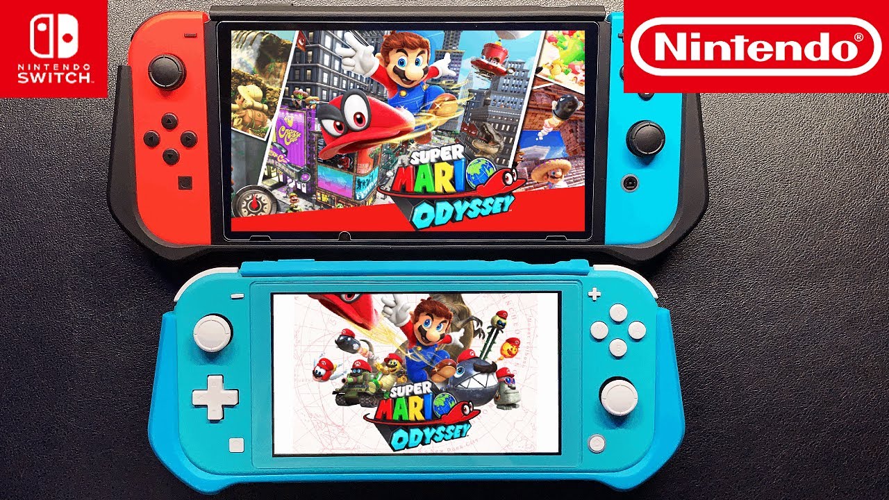 Super Mario Odyssey | Nintendo Switch Vs Nintendo Switch Lite | Gameplay