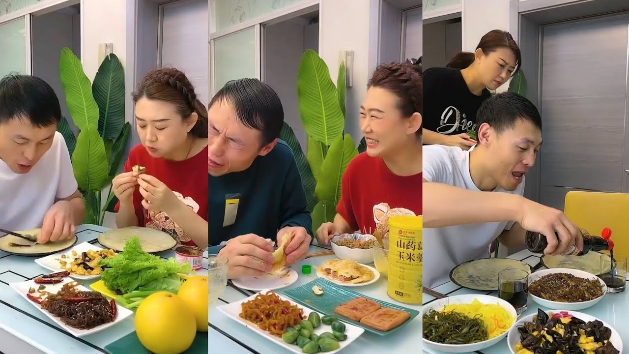 Trending 🔥 Funny Husband Wife Yummy Food Eating Challenge|| Comedy 🤣🤣 || Prank 😂🤫