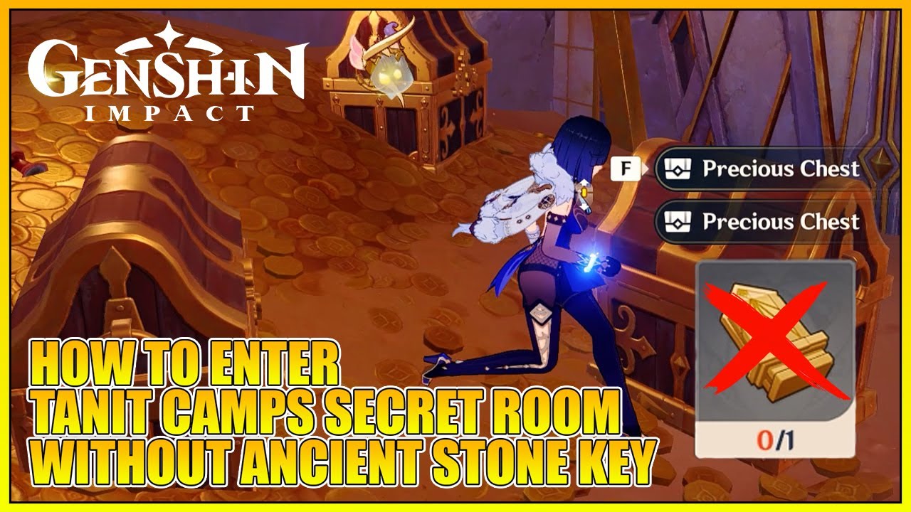 How To Enter Secret Room In Tanit Camps Without Using An Ancient Stone Key【Genshin Impact】