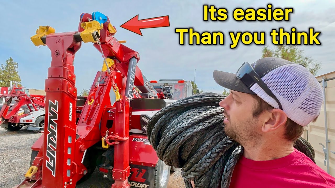 How To Install Synthetic Winch Line.  Ditch the cable! 