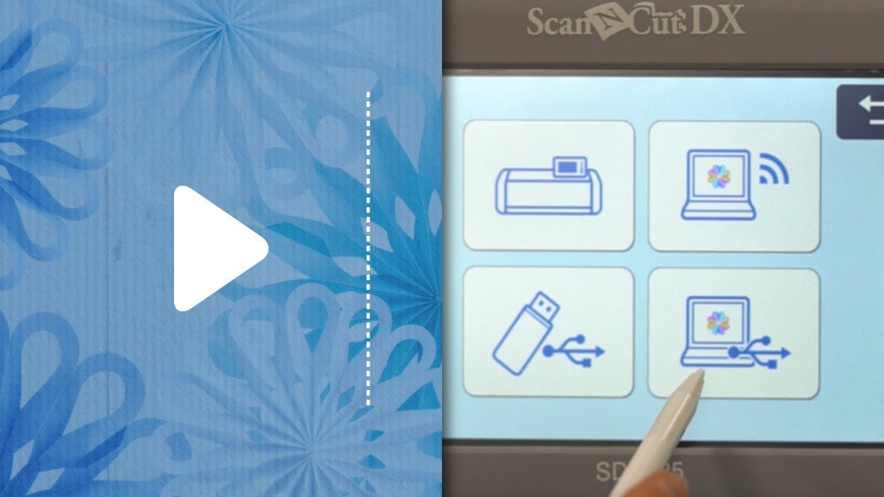 CanvasWorkspace for PC and Mac - How to Transfer an FCM File to ScanNCut DX via a USB Cable global