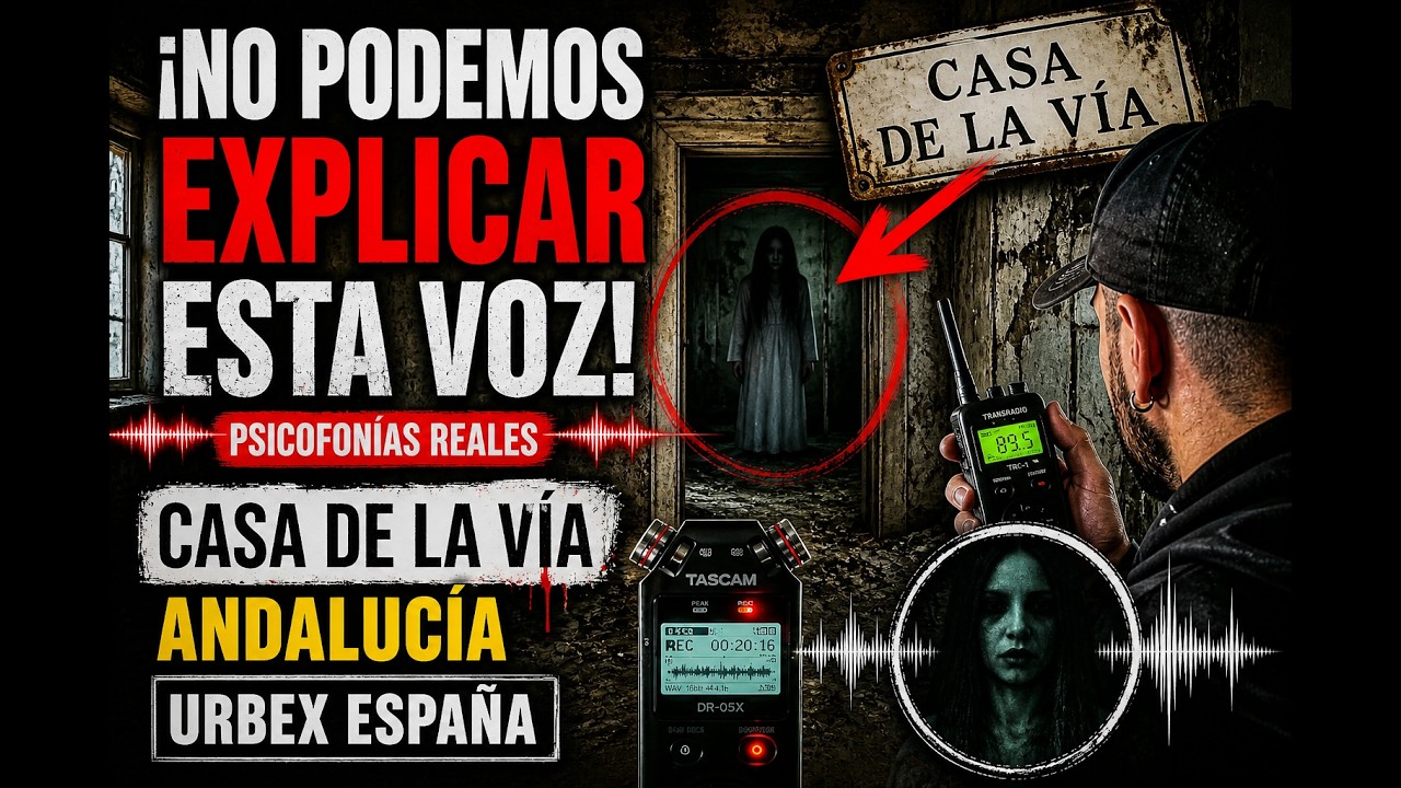 🔴INVESTIGACIÓN PARANORMAL REAL: Psicofonías Reales en Casa Abandonada