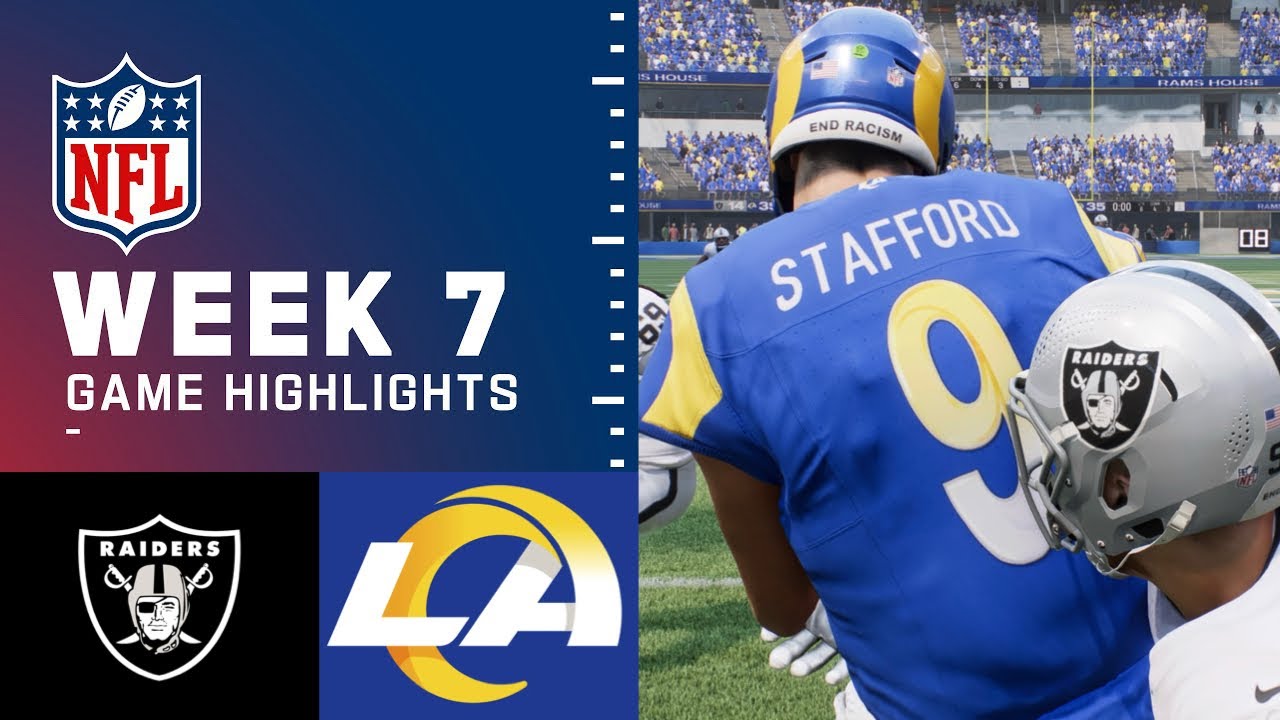 Raiders vs Rams Week 7 Simulation Highlights | Madden 25 Next Gen