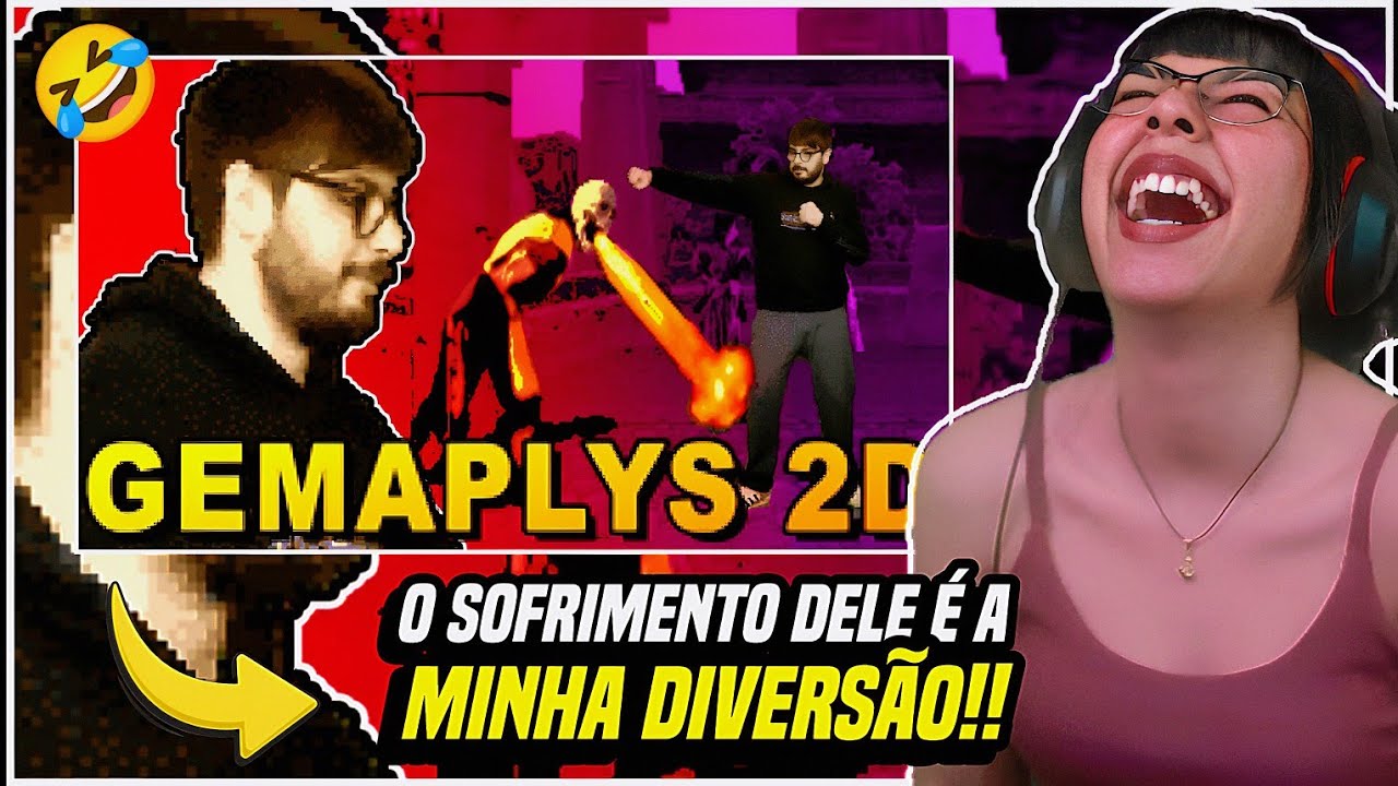 (ELE DEU A VIDA AQUI!😳) Me Transformei Em Um Personagem 2d E Ficou Incrível - Gemaplys | React