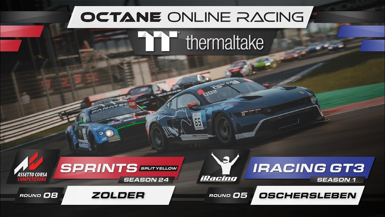 ACC Thermaltake Sprint Series | Wed (Split Yellow) S24R8 ZOLDER  + IRACING GT3 S1R5 OBERSCLEBEN
