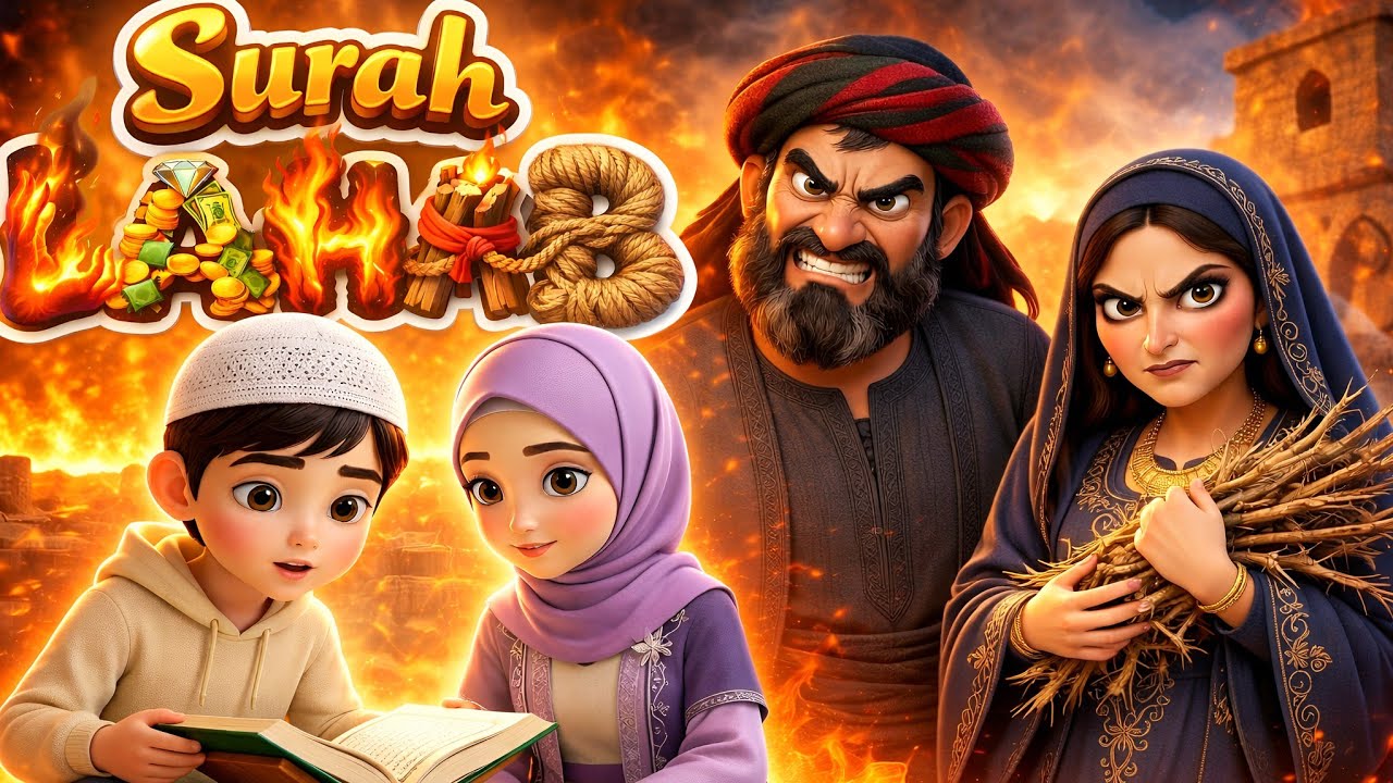 Bushra Tells the Story of Surah Lahab | Learn Quran with Zaid