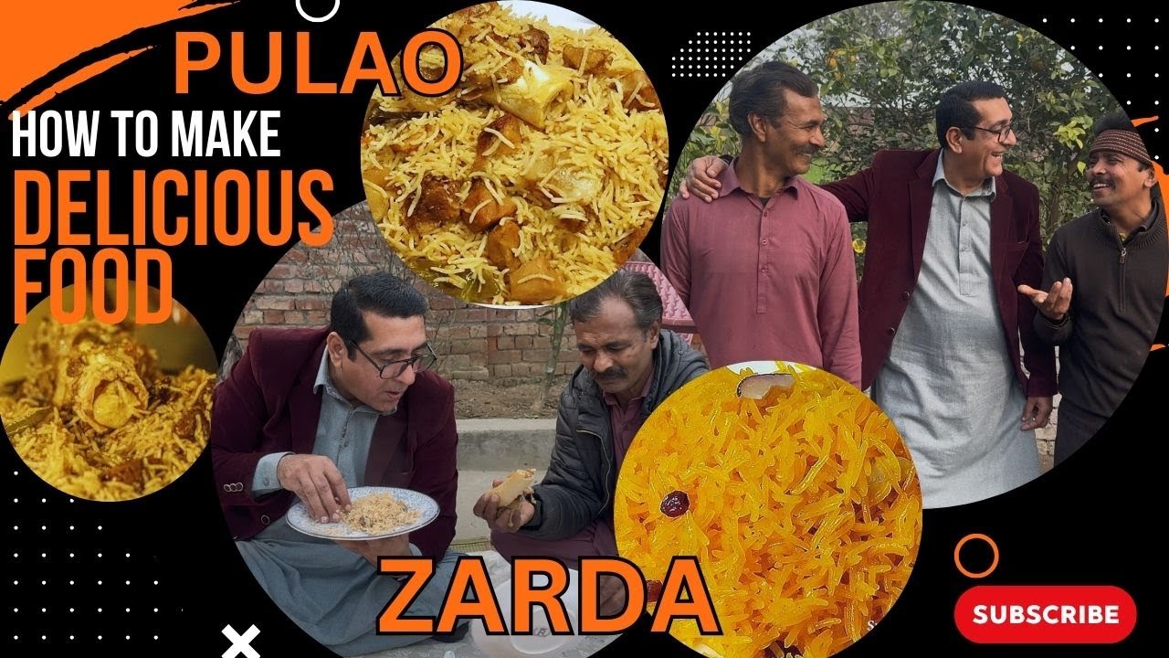 Beef Pulao Sath Me Zarda Chawal |