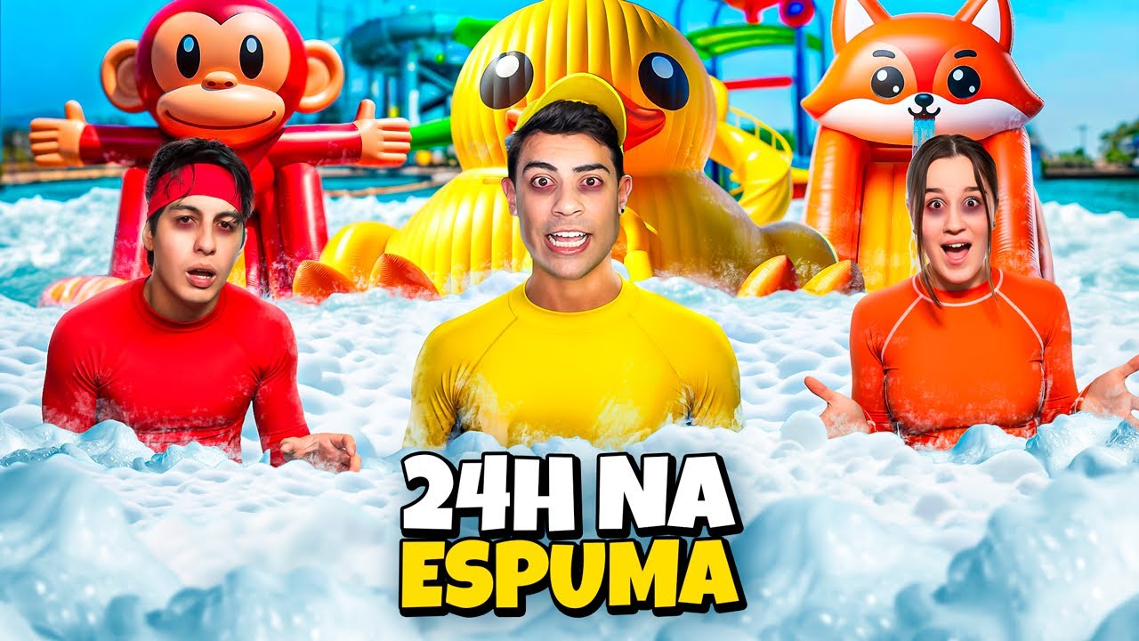 24 HORAS EM INFLAVEIS COM ESPUMA *Quem venceu ?