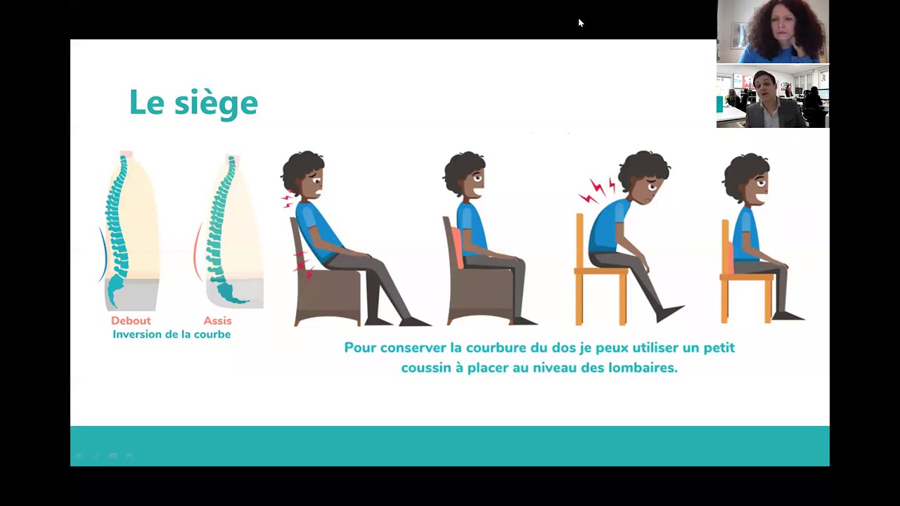 Webinaire  Ergonomie les bonnes postures et les bons r&eacute;flexes en t&eacute;l&eacute;travail !