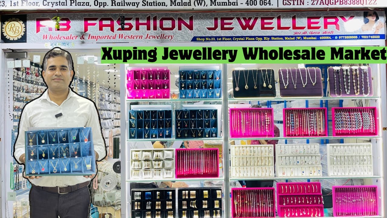 Xuping Jewellery Wholesale Market Mumbai |Imported Jewellery Wholesale | western Korean Jewellery