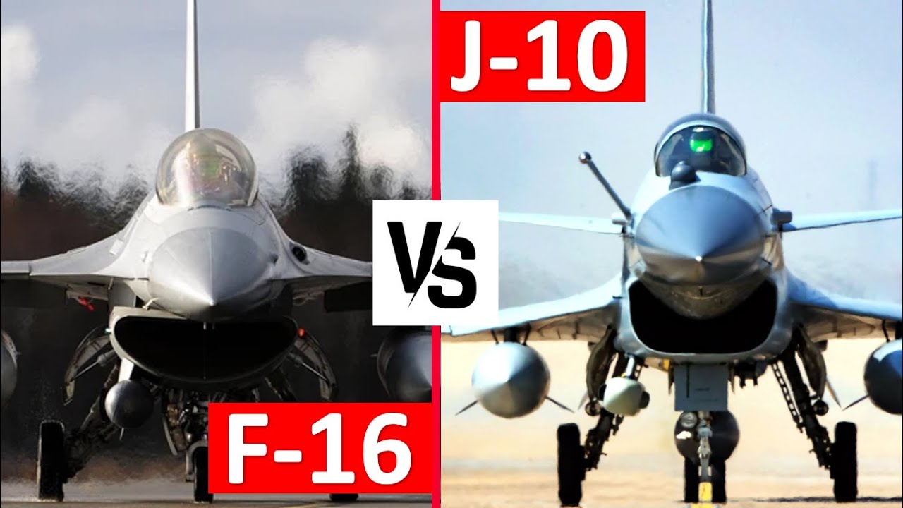 USAF F-16 vs J-10 PLAAF