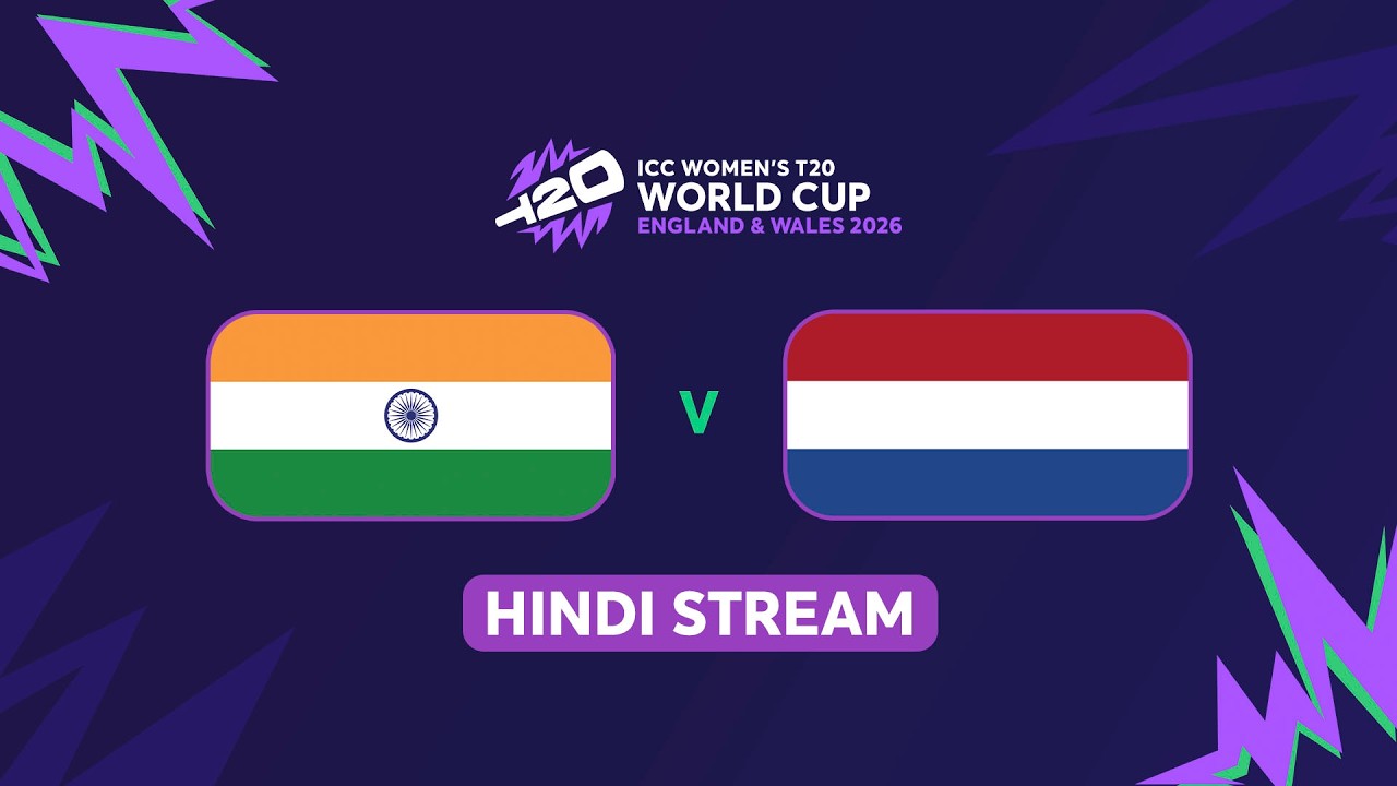 ICC Women's T20 World Cup 2026: India vs Netherlands(Hindi) #t20worldcup