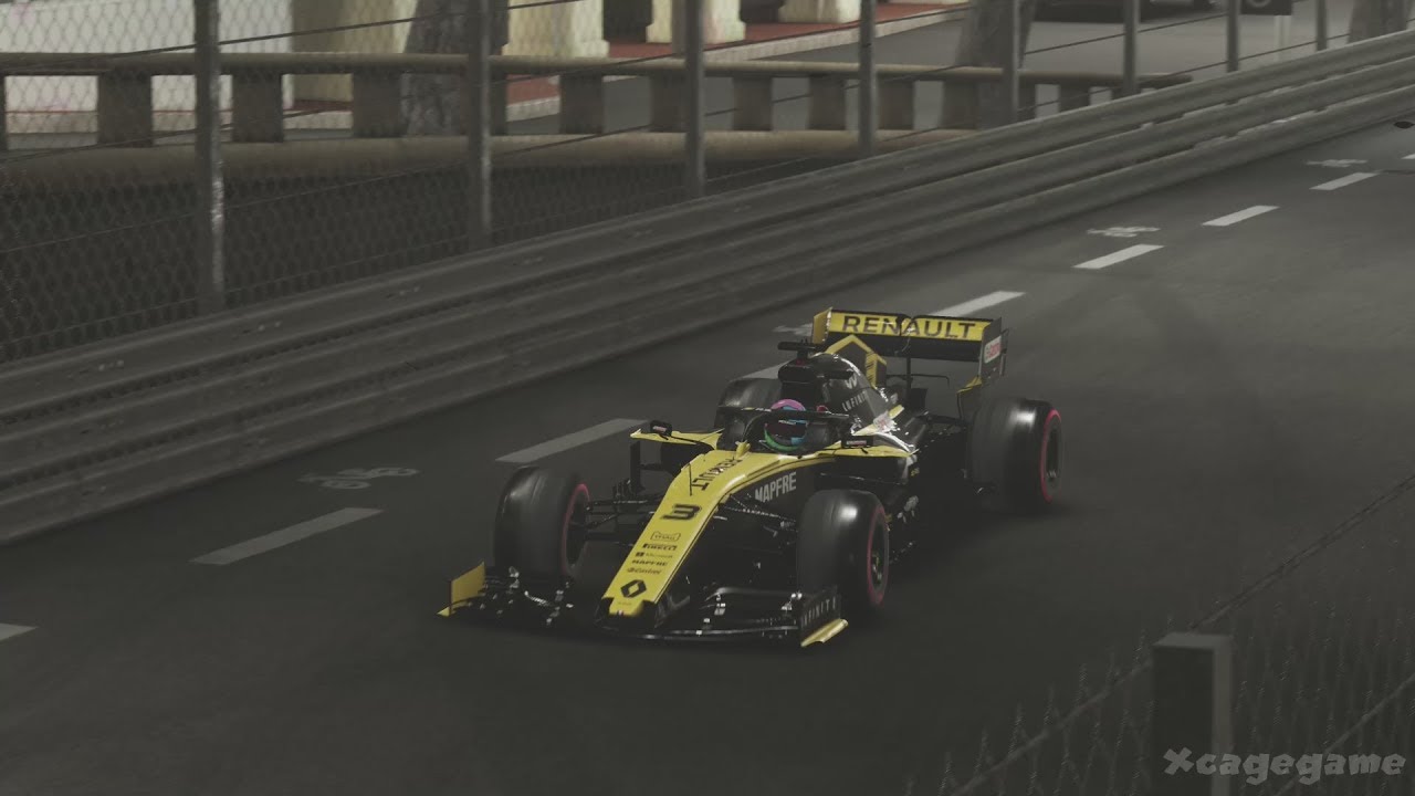 F1 2019 Gameplay - Monaco at Night / Daniel Ricciardo